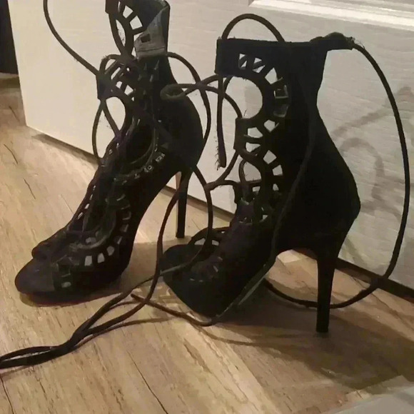 Obsession rules real suede sandals - Picture 3 of 9